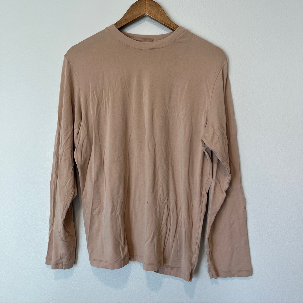 Skims Boyfriend Long Sleeve Tee Size Large